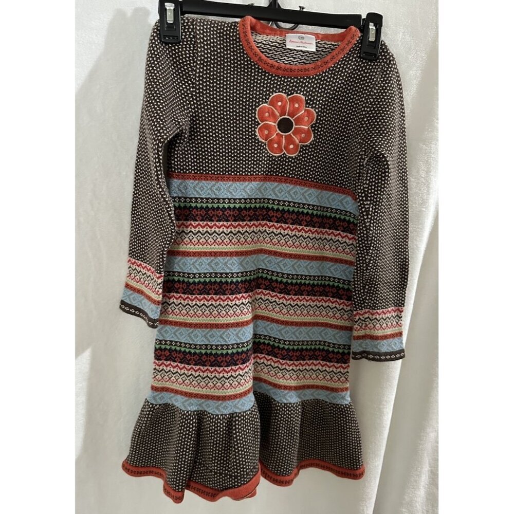 Hanna Anderson Girls Sweater Dress Size 130 Size 8